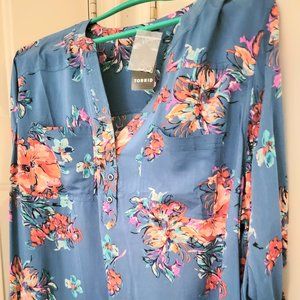 Torrid Plus Size Rayon Blouse
